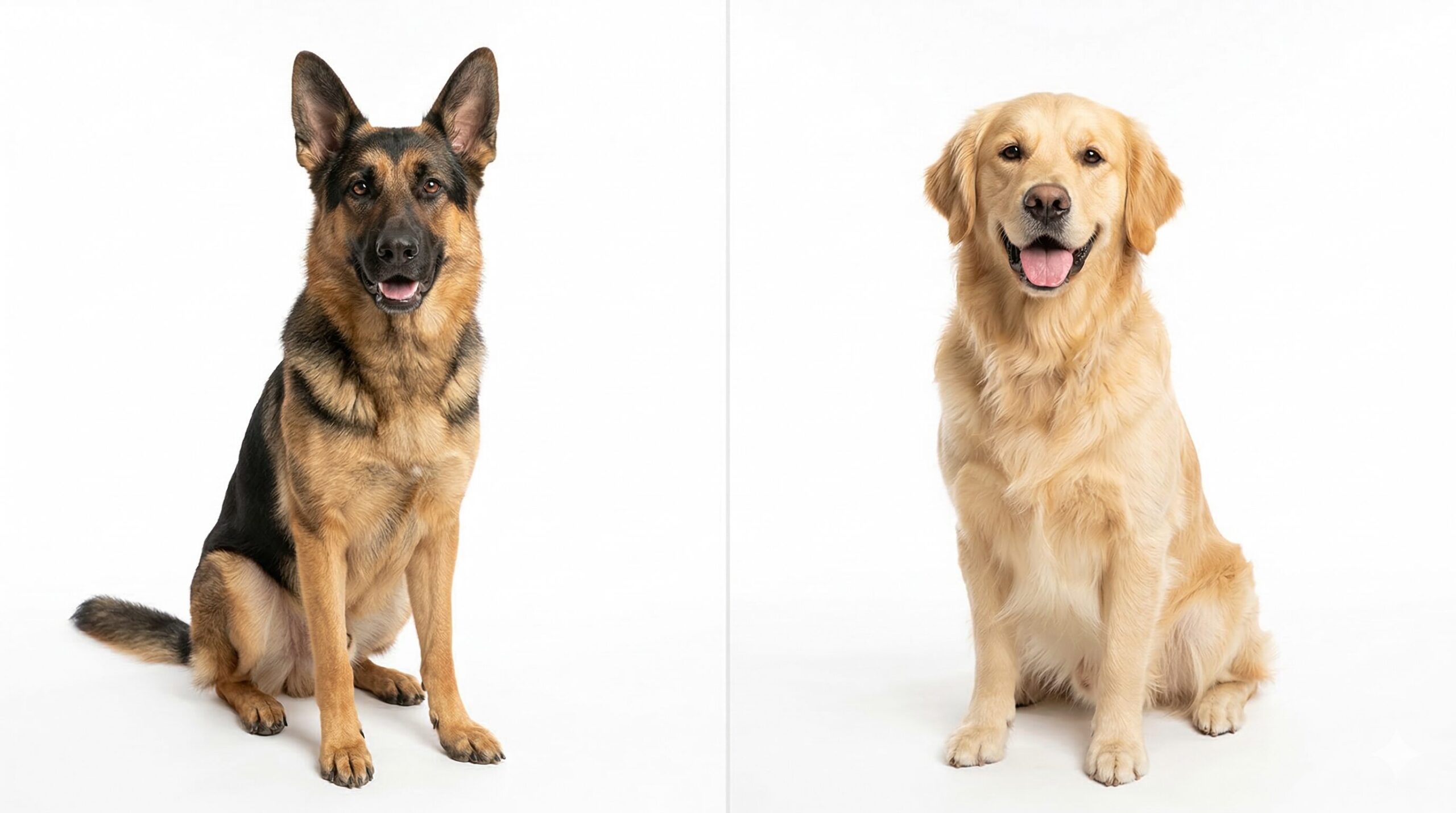 german shepherd vs golden retriever